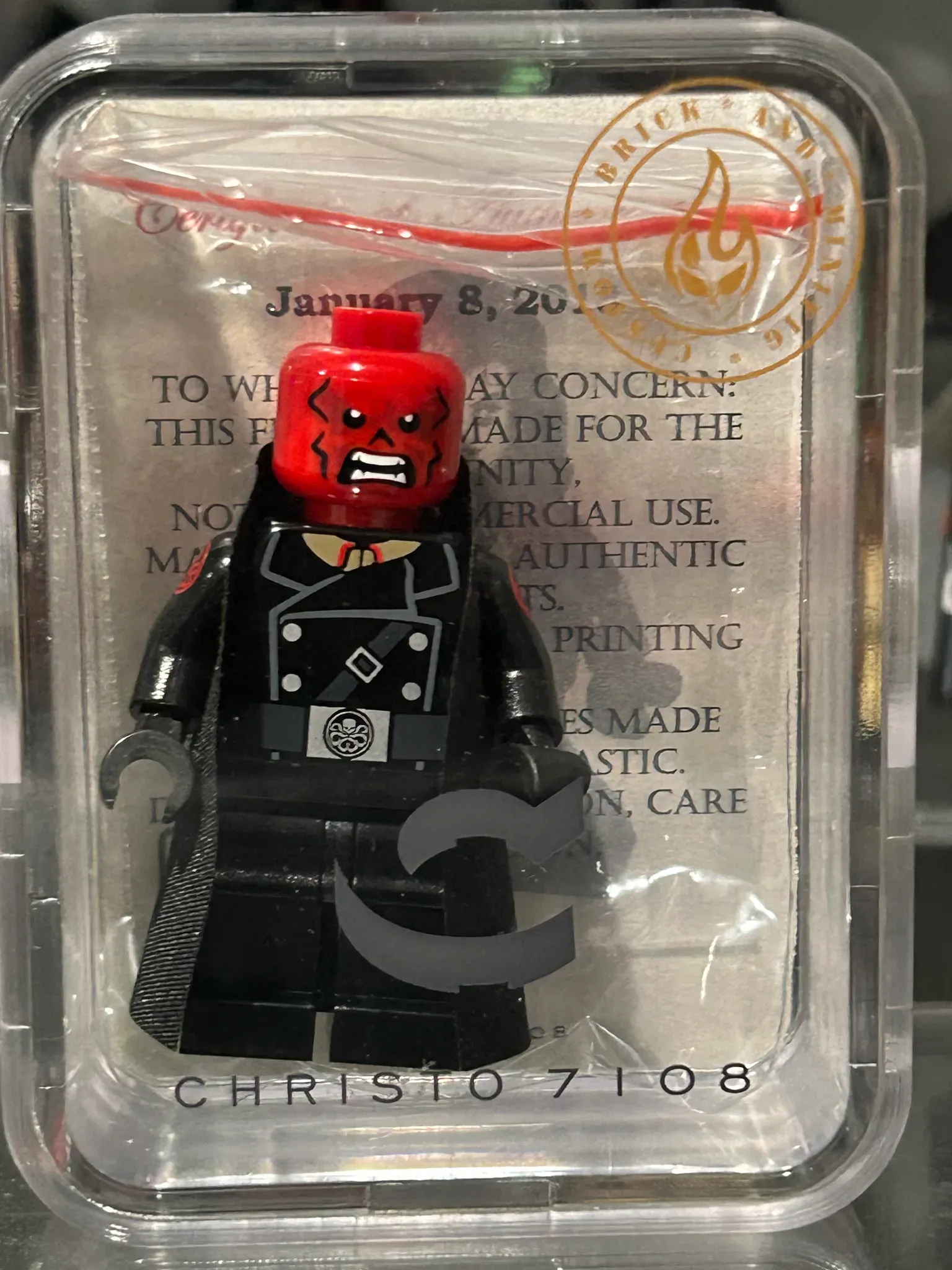 christo red skull v2 - view 2
