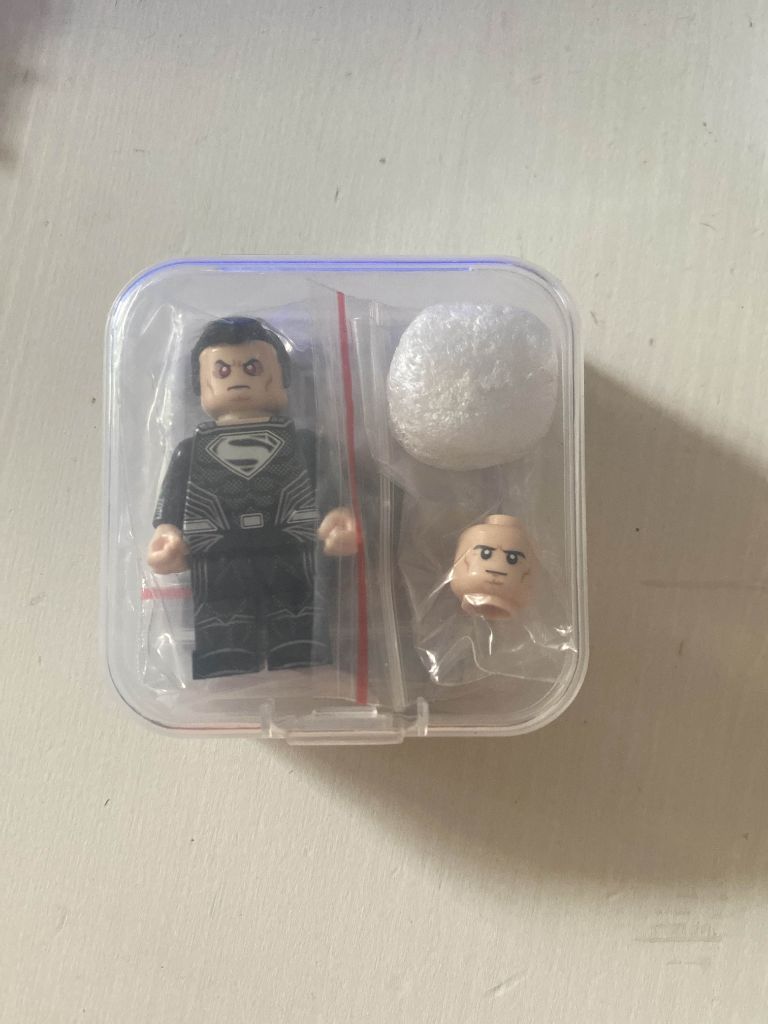 Feelings Brick Black Suit Superman 