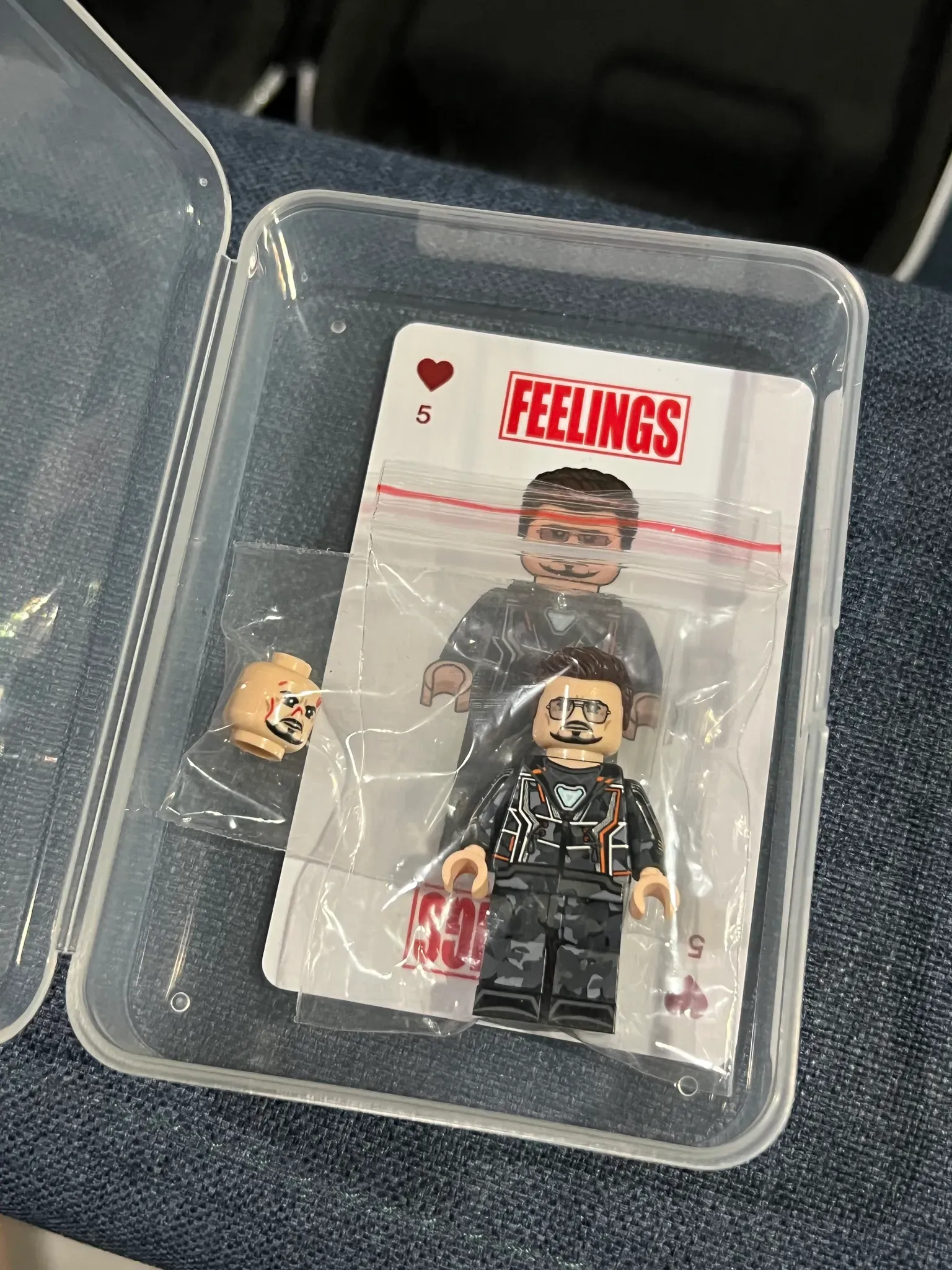 Feelings Custom Tony Stark Minifigure