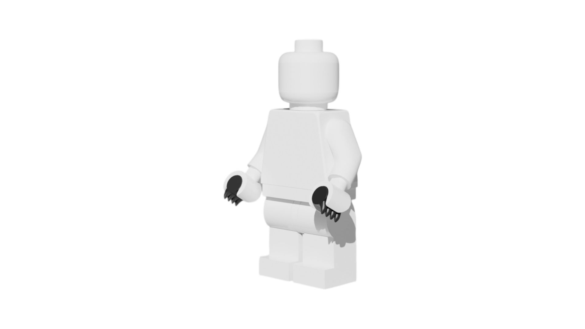 HeroicMinifigs Claws (Black) 5x pack