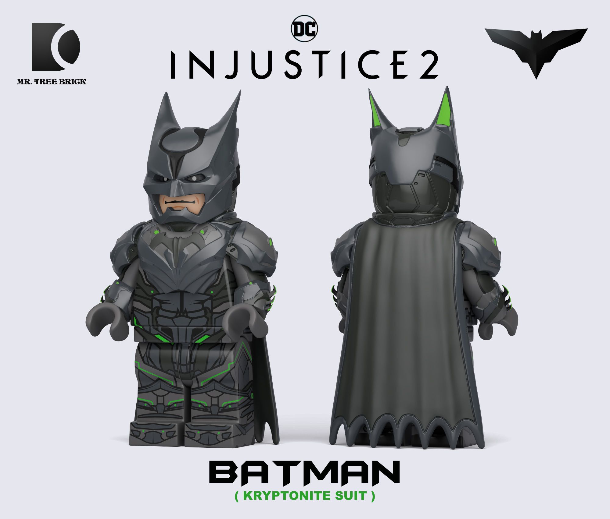 Injustice 2 Kryptonite Suit Batman (Mr. Tree Brick) - view 1