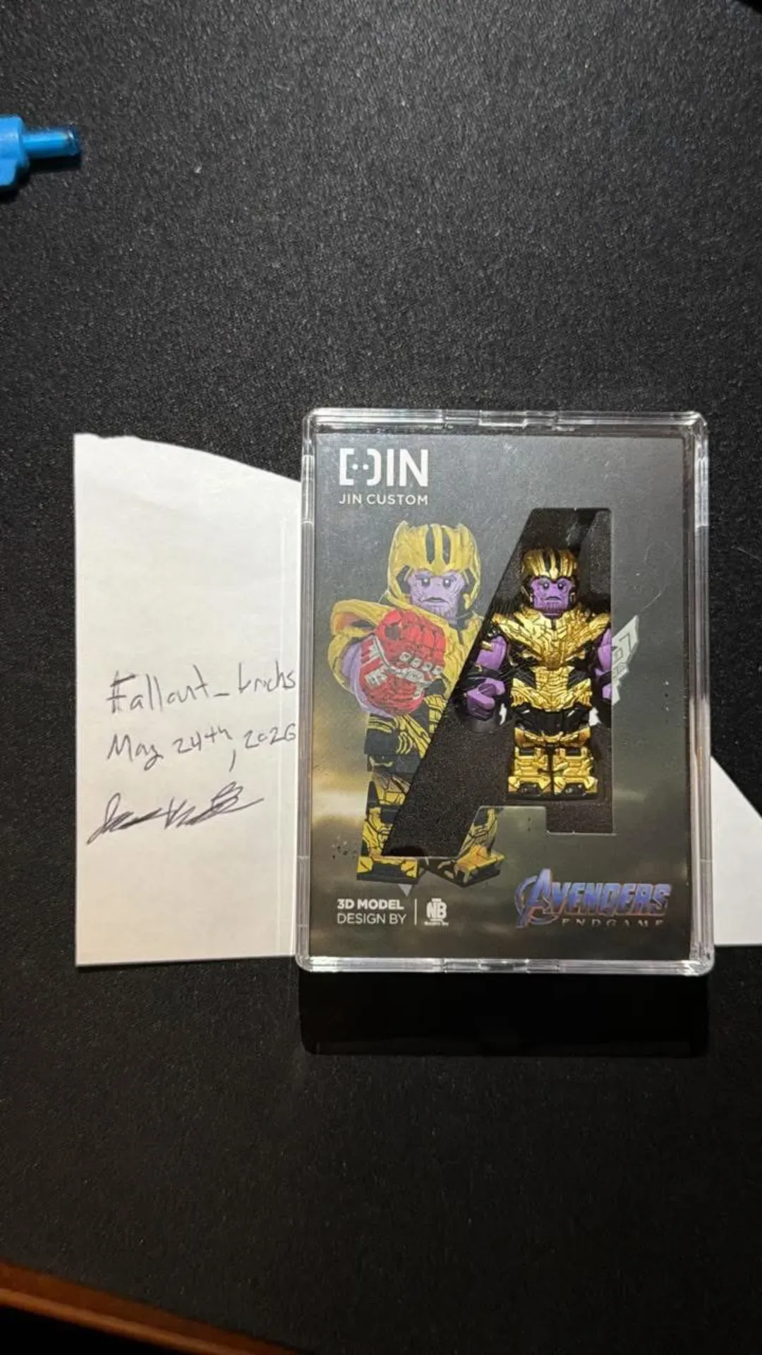 JIN battle damaged Thanos