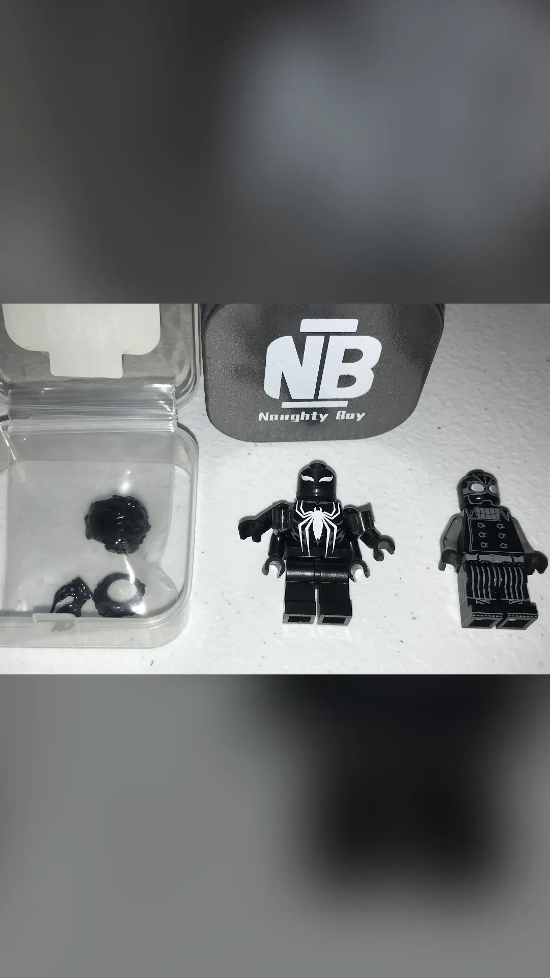 Jin x NB 6 Arm Spiderman + Jin Venom Accecories + EclipseGrafx Spider Noir