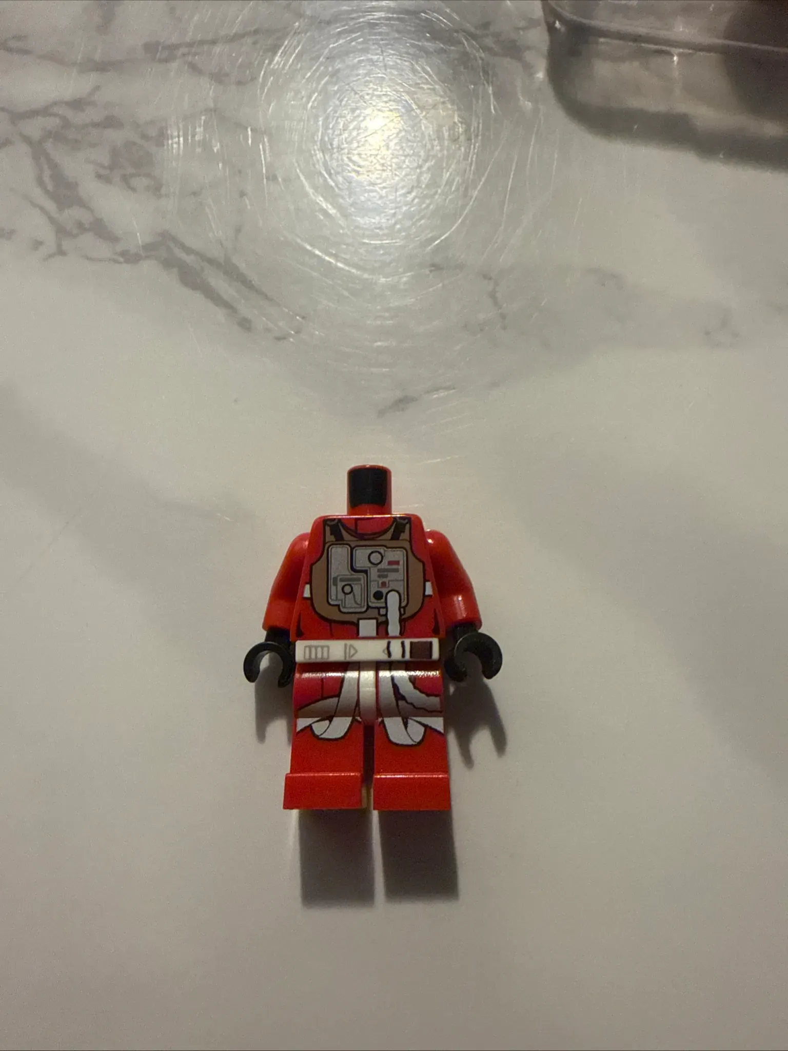 Lego Star Wars rebel B-Wing Pilot  body  - view 1