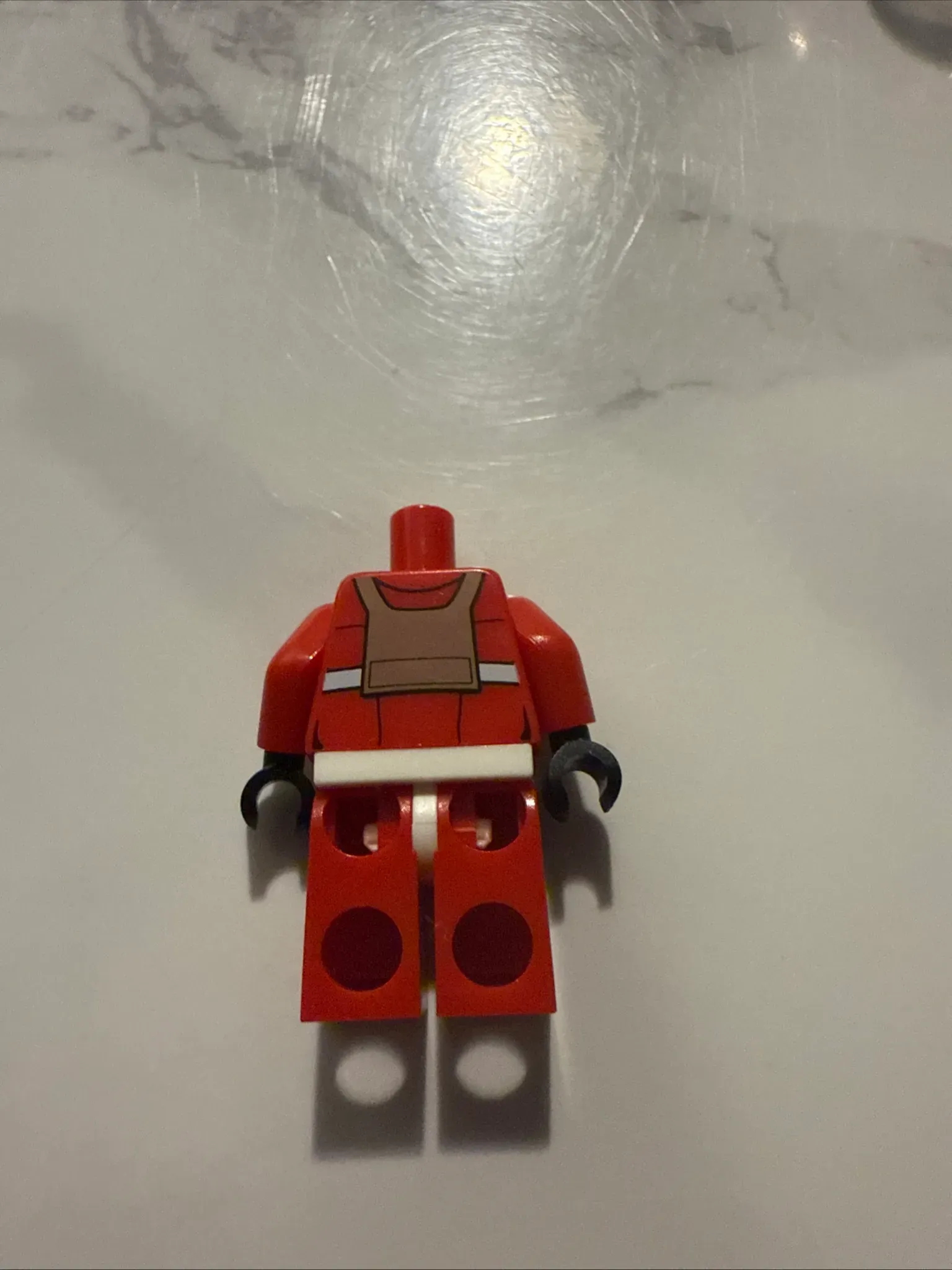 Lego Star Wars rebel B-Wing Pilot  body  - view 3