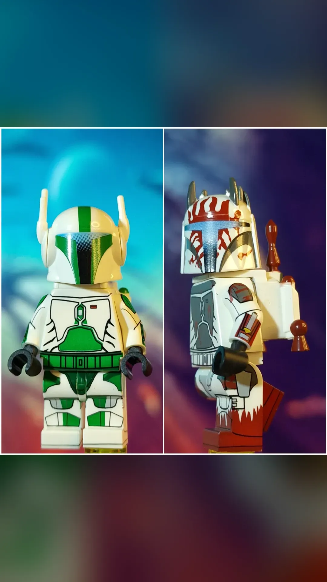 Mandalorians Red and Green - view 1