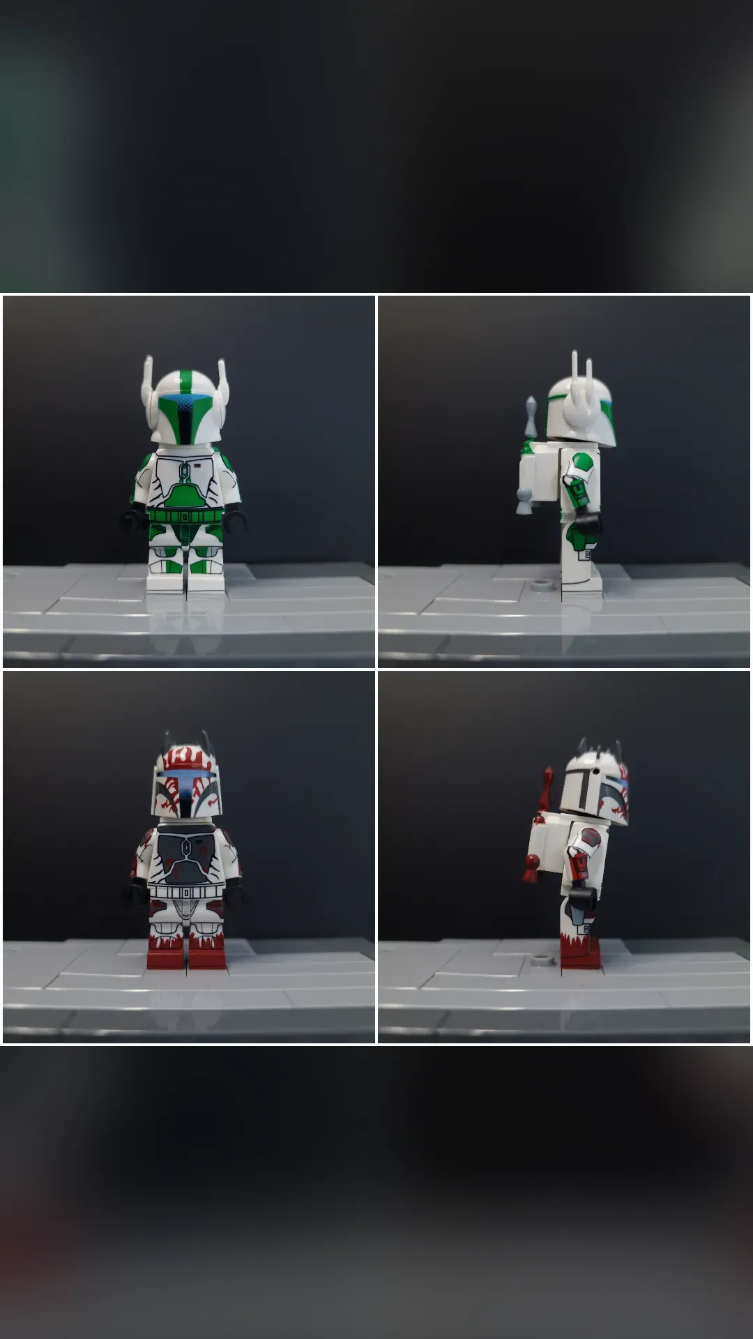 Mandalorians Red and Green - view 2