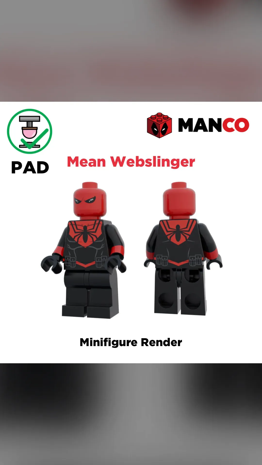 Mean Webslinger by Manco Bricks (PRE-ORDER) 