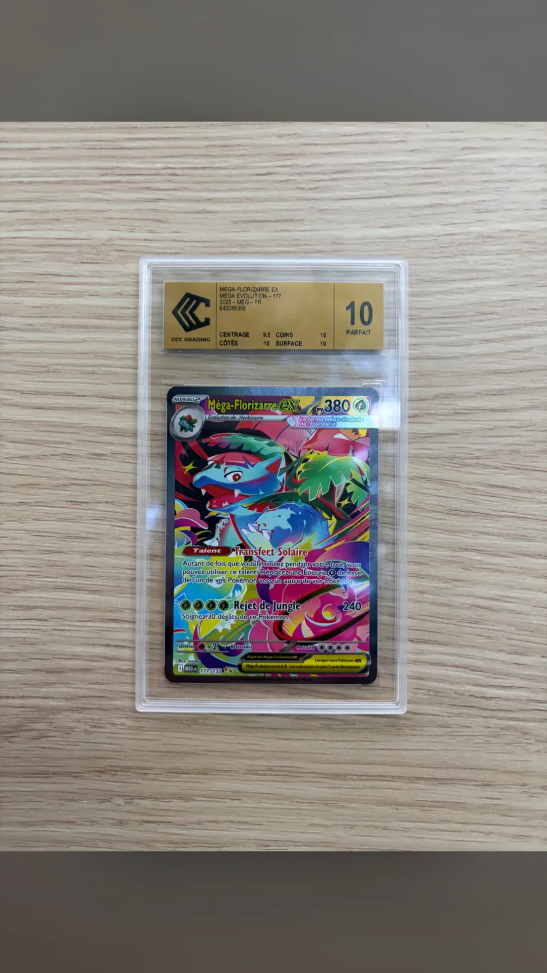 Mega Florizarre ex CCC 10 gold label