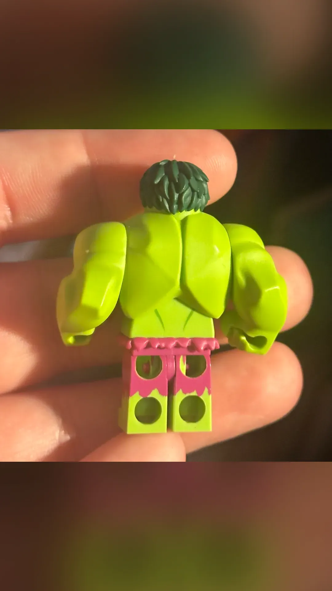 Mr J Brick Lime Green Hulk Figure  - view 2