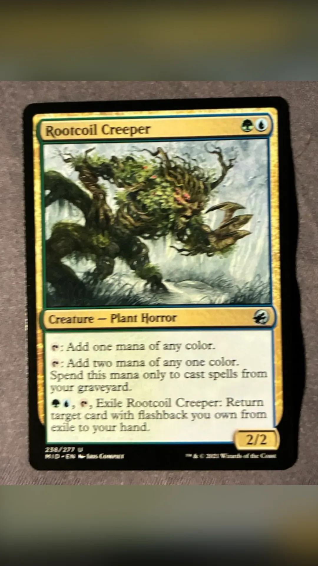 Rootcoil Creeper - Innistrad: chasse de minuit